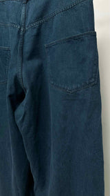 Martin Rose Fold-detailed Wide Jeans