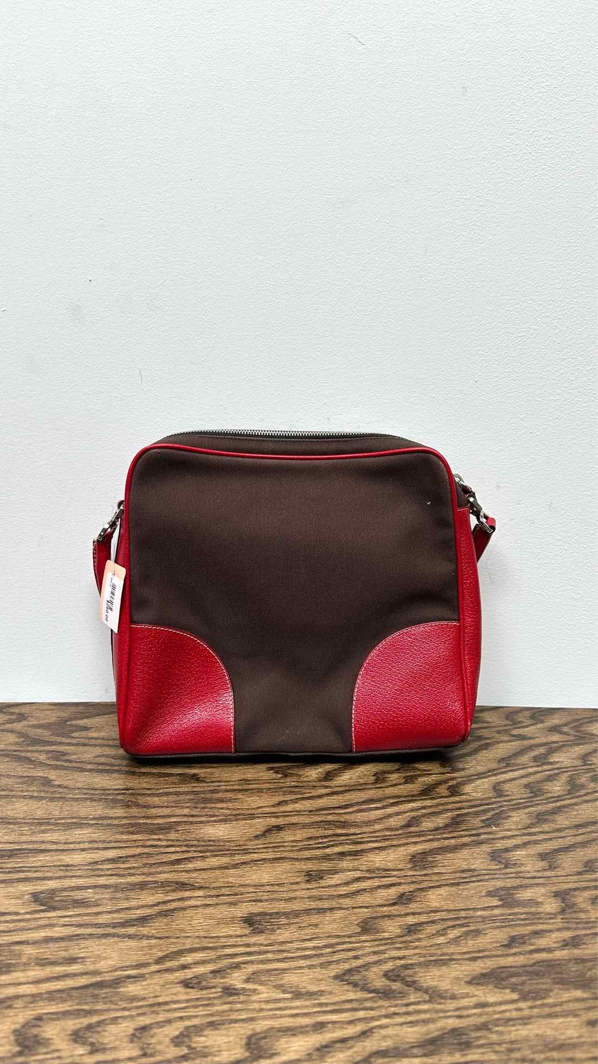 PRADA Leather Canvas Shoulder Bag – TOKIO7