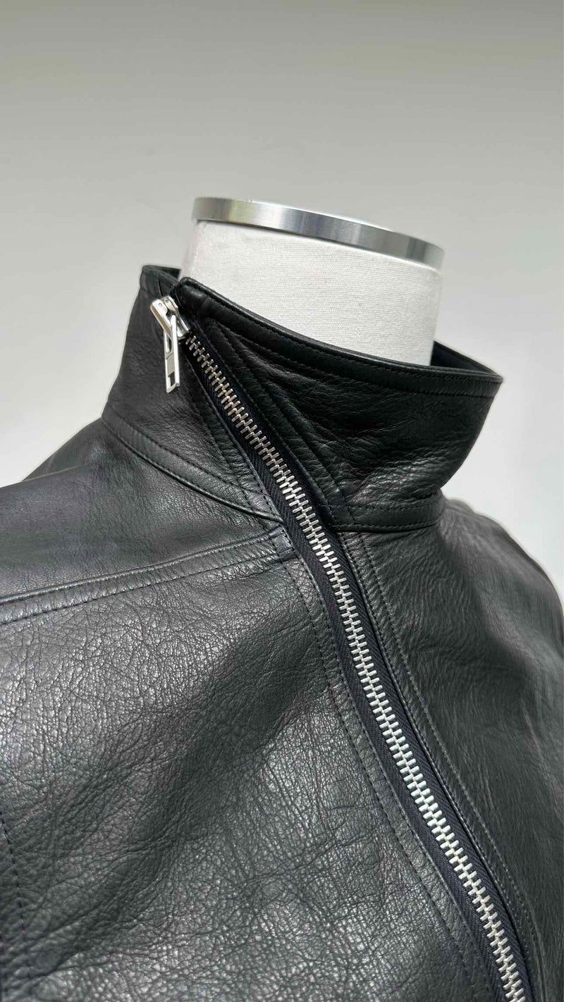 Rick Owens Zip-up Leather Jacket