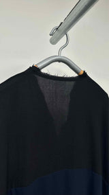 Daniela Gregis S/S Twotone Oversized Wool Dress