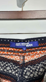 Junya Watanabe MAN Nordic Knit Flare Pants