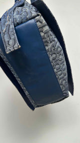 Acne Studios Monogram Denim Shoulder Bag