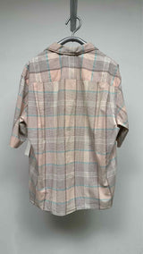Lemaire S/S Camp-collar Checked Shirt