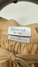 Deveaux L/S Neck-gather Long Dress