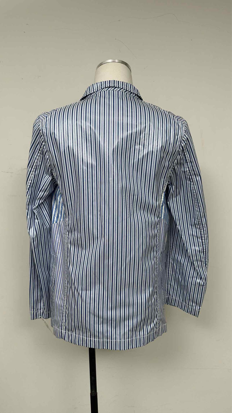 Comme Des Garçons Shirt PVC-Covered Stripe Jacket