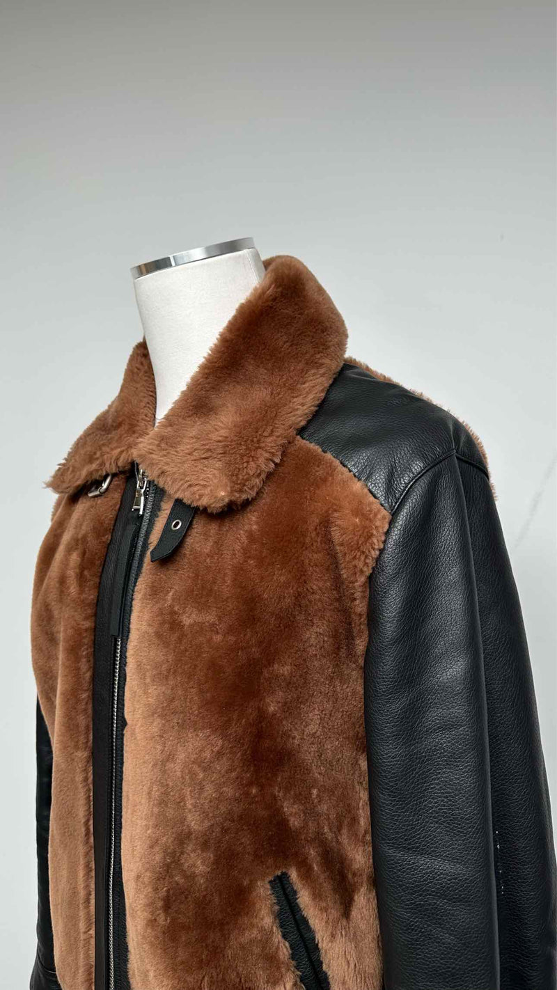 J Lindeberg Leather/ Shearling Jacket