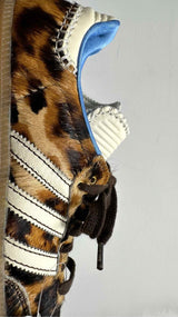 Wales Bonner X Adidas Pony Leopard Sneakers
