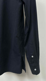 Thom Browne 4-bars Zip-up Moleskin Shirt