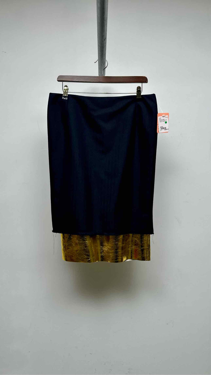 Dries Van Noten Bottom-leather Stripe Skirt