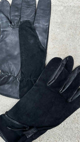 Perry Ellis Leather Suede Gloves