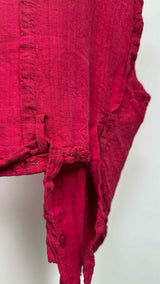 Issey Miyake Chain-stitching Long Vest