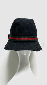 Gucci GG Monogram Stripe Bucket Hat