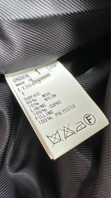 Undercover Cropped Padded  Layered-wool Biker Jacket