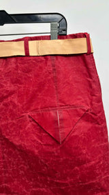 Paul Harnden Crinkled Waxed Wide Pants