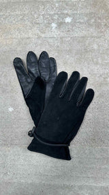 Perry Ellis Leather Suede Gloves