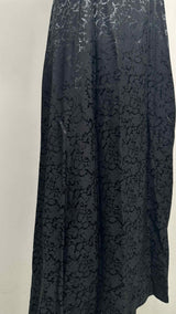 CELINE S/S Floral Charmeuse Jacquard Cut-out Silk Maxi Dress