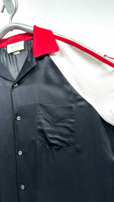 Gucci S/S Shoulder-logo Satin Shirt