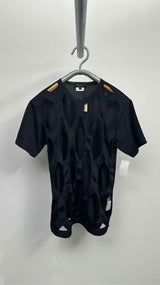 Comme Des Garcons Homme Plus Front Cut-Out Pattern T-shirt