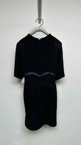 Chanel Knee-Lined Bow Crystal Heart CC Dress