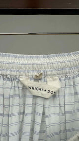 Wright + Doyle Border Wide Easy Long Skirt