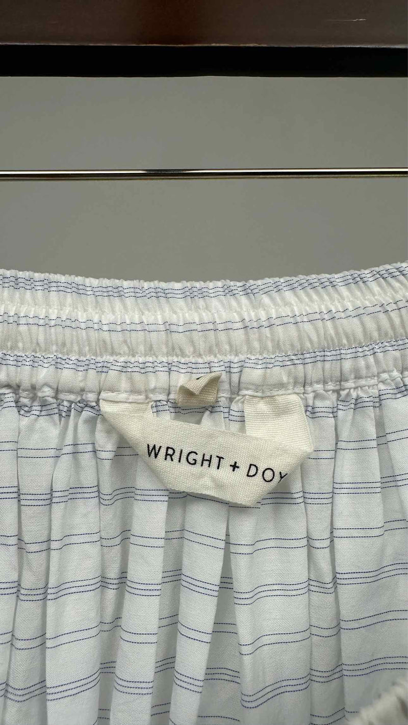 Wright + Doyle Border Wide Easy Long Skirt