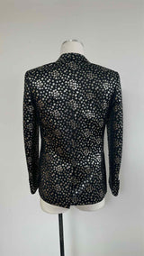 Saint Laurent Star-jacquard Tuxedo Jacket