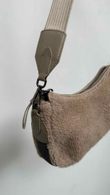 Brunello Cucinelli Shearling Crossbody Bag