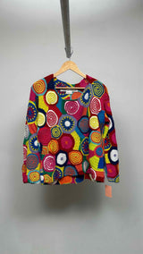 Comme Des Garcons Multi-color Crochet Sweater