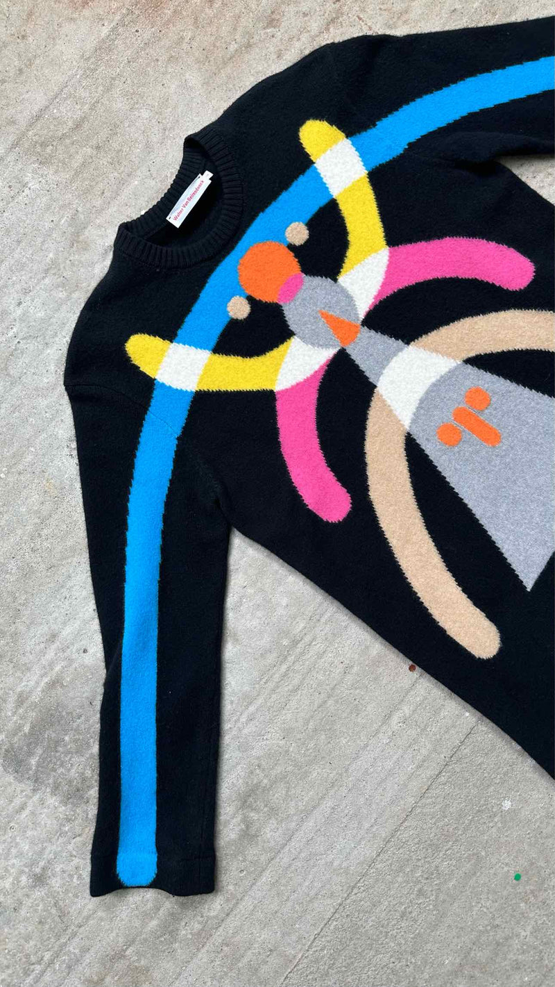 Walter Van Beirendonck Jaqcuard Long Sweater