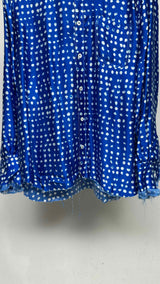 Marni Polka Dot Fringe Satin Shirt