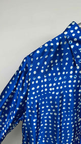 Marni Polka Dot Fringe Satin Shirt