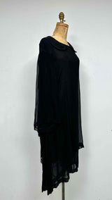 Comme Des Garçons Comme Des Garçons L/S Layered Long Dress