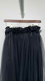 Noir Kei Ninomiya Ruffle-trim Tulle Layered Skirt