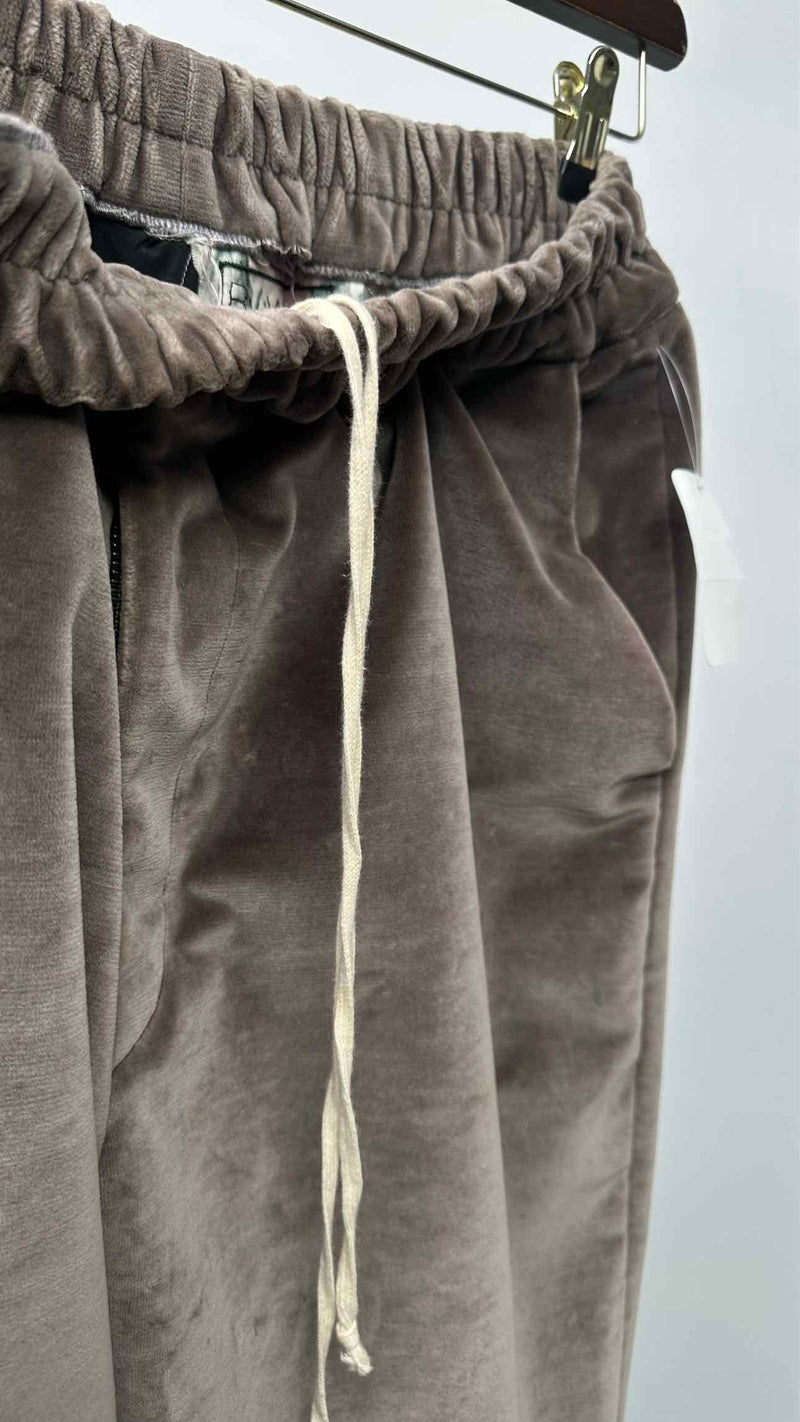 By Walid Silk Velvet Easy Pants