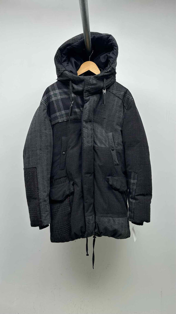 Lanvin Patchwork Hooded Down Coat