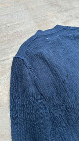 Margiela Distressed Oversized Cardigan