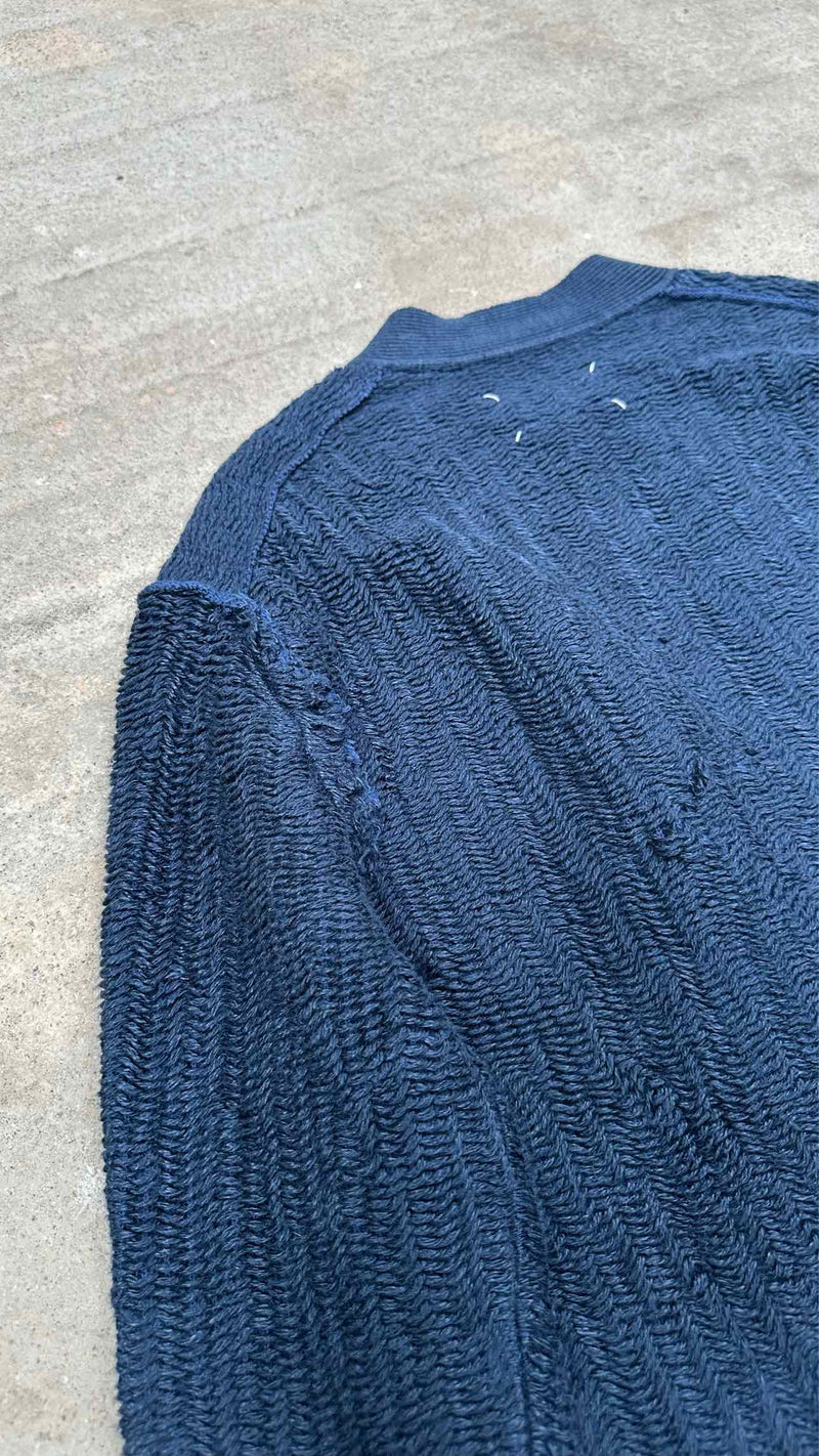 Margiela Distressed Oversized Cardigan
