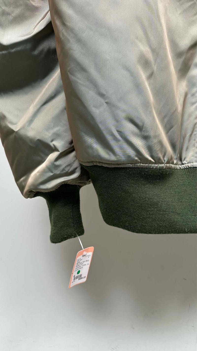 Vaquera Fur Hooded Quilted Lining Oversized MA1 Puffer Jacket