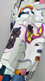 Comme Des Garcons Shirt X Kaws Printed Shirt