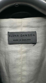Elena Dawson Tweed Wool Blazer Jacket