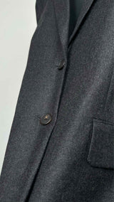 The Row Dustina Flannel Blazer Jacket