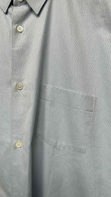 Comme Des Garcons Shirt Embroidered-shoulder Wavy-stripe Shirt