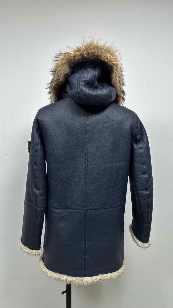 Stone Island Painted Sherling Coat Jacket