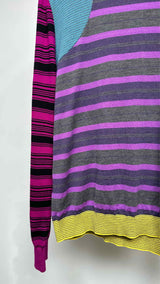 LOEWE Color-blocking Hybrid Border Sweater