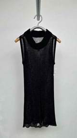 Rick Owens Mock-neck Mesh Long Vest