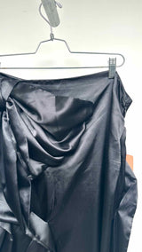 Acne Studios Bow-detailed Satin Maxi Skirt