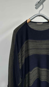 Issey Miyake L/S Border Knit Dress