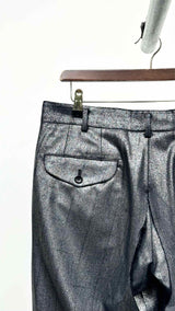 Comme Des Garcons Homme Plus Metalic-effect Layered Pants