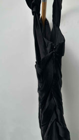 PRADA N/S Shoulder-bow Draped Satin top