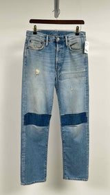 Acne Jeans Distressed Knee-patch Jeans